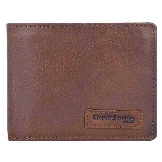 Greenland Nature Soft & Safe Porte-monnaie en cuir RFID 12 cm