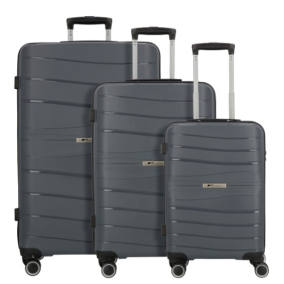 Cocoono Leon 4 roulettes Set de valises 3 pièces