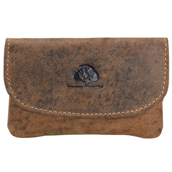 Greenburry Étui à clés vintage en cuir 12 cm