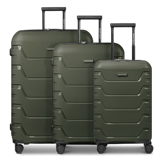 Smartbox Edition 01 4 roues Set de valises 3 pièces avec soufflet d'extension