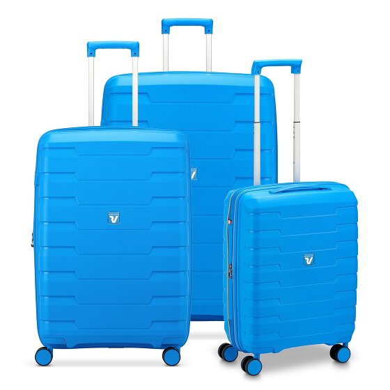 Roncato Skyline 2.0 4 roues Set de valises 3 pièces avec soufflet d'extension
