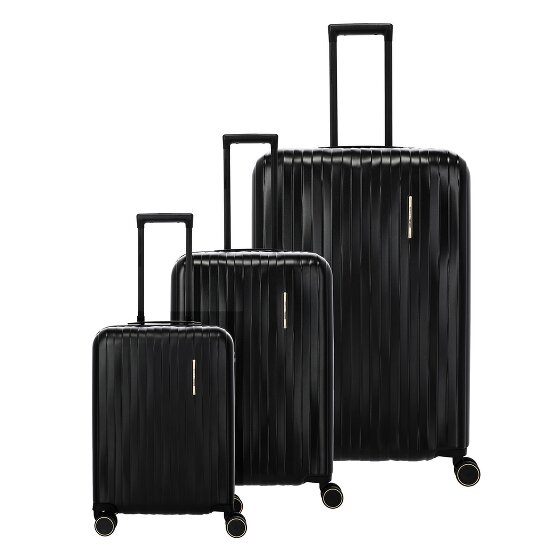 Travelite Barbara Novelty 4 roulettes Set de valises 3 pièces avec soufflet d'extension