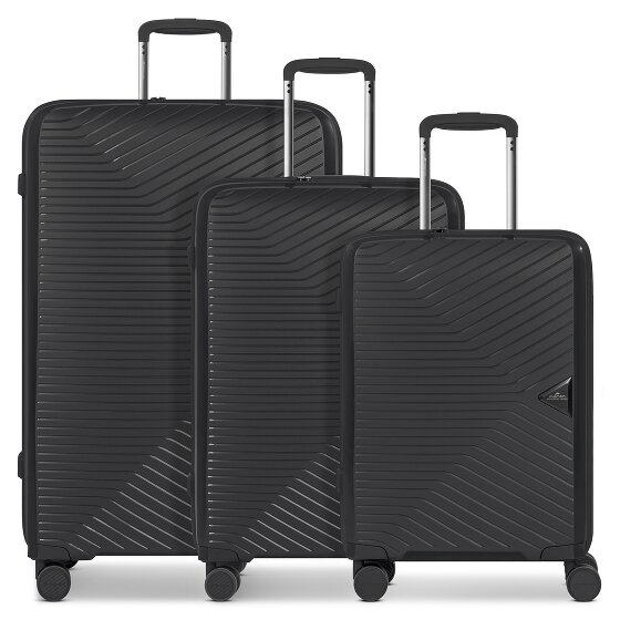 March15 Trading Gotthard Edition 4 roulettes Set de valises 3 pièces