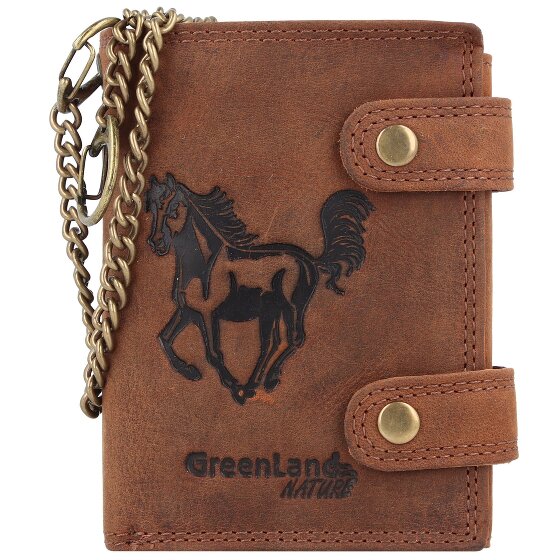Greenland Nature Montenegro Porte-monnaie Protection RFID Cuir véritable 2 cm