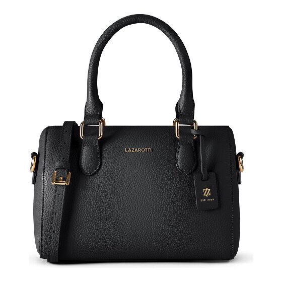 Lazarotti Bologna Leather Bowling-Bag Sac à main en cuir 26 cm