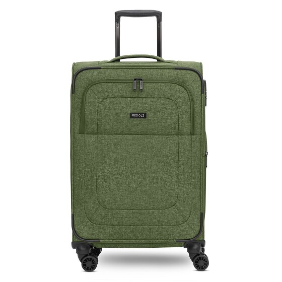 Redolz Essentials 12 MEDIUM – Valise cabine à 4 roues de 67 cm avec soufflet d'extension