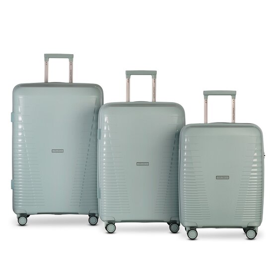 Worldpack Havanna 4 roulettes Set de valises 3 pièces