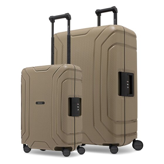 Redolz Essentials 15 4-roues 15 Set de valises 2 pcs. avec fermeture à trois points