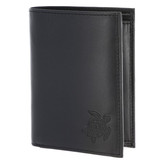 oxmox Leather Porte-monnaie Protection RFID Cuir véritable 13 cm
