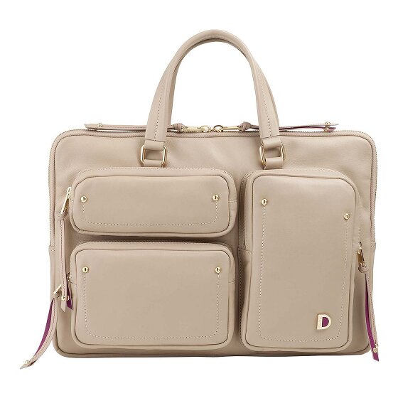 DuDu Pocket Attaché-case Cuir véritable 36 cm Compartiment ordinateur