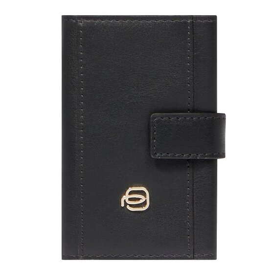 Piquadro Circle Étui pour cartes de crédit Protection RFID Cuir véritable 6.5 cm
