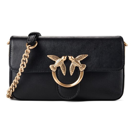 PINKO Love One Sac à bandoulière Cuir véritable 21 cm
