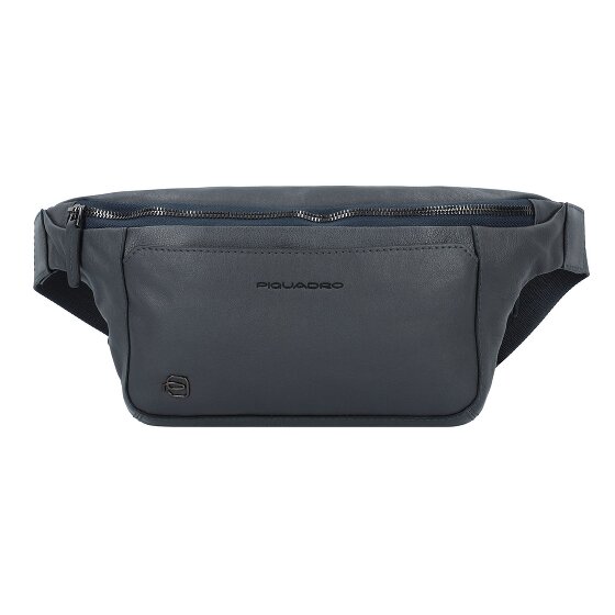 Piquadro Black Square Sac banane en cuir 31 cm
