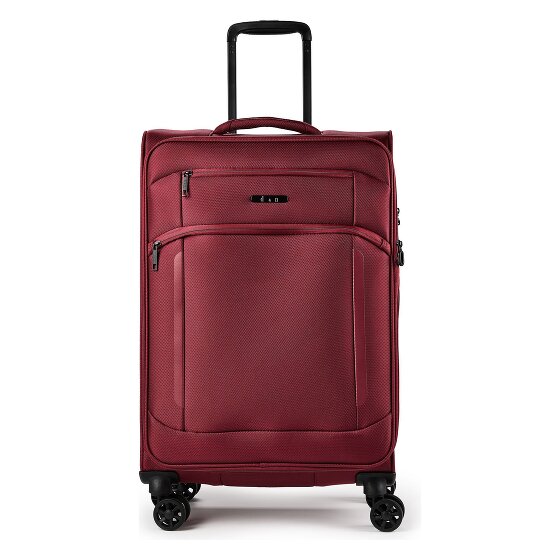 d&n Travel Line 9804 4 roues Valise cabine M 68 cm avec soufflet d'extension