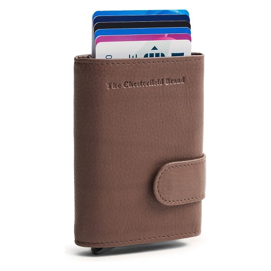 The Chesterfield Brand Bennett Porte-monnaie Protection RFID Cuir véritable 10 cm