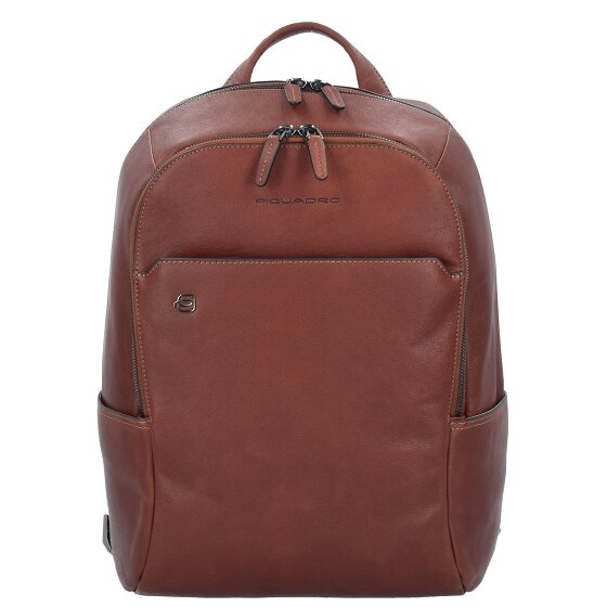 Piquadro Black Square Sac à dos professionnel Cuir véritable 39 cm Compartiment ordinateur