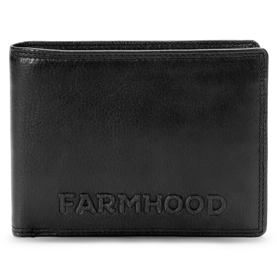 Farmhood Memphis Porte-monnaie Protection RFID Cuir véritable 12.5 cm
