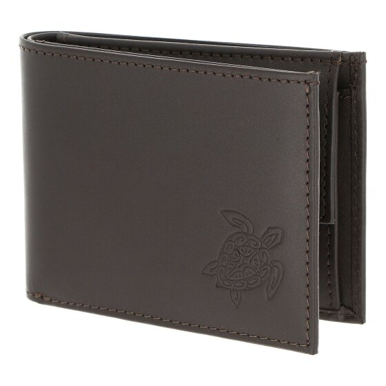 oxmox Leather Porte-monnaie Protection RFID Cuir véritable 11 cm