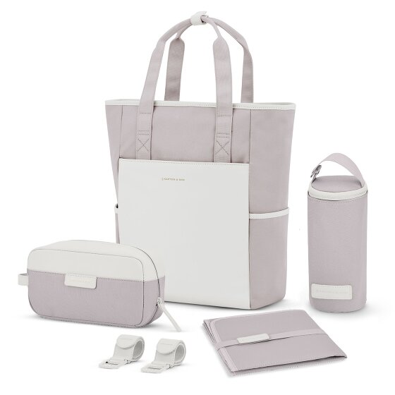 Kapten & Son Set de sacs à langer Lindby 4 pièces, compartiment pour ordinateur portable