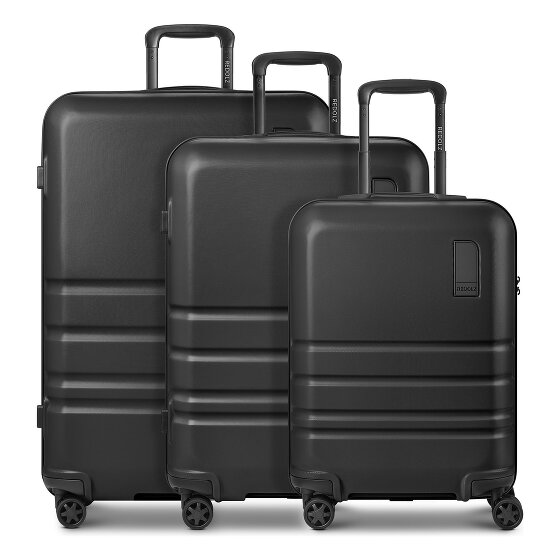 Redolz Pro ABS 4 roues Set de valises 3 pièces avec soufflet d'extension