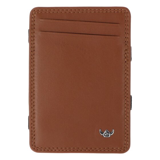 Golden Head Polo Étui pour cartes de crédit Protection RFID Cuir véritable 7.5 cm