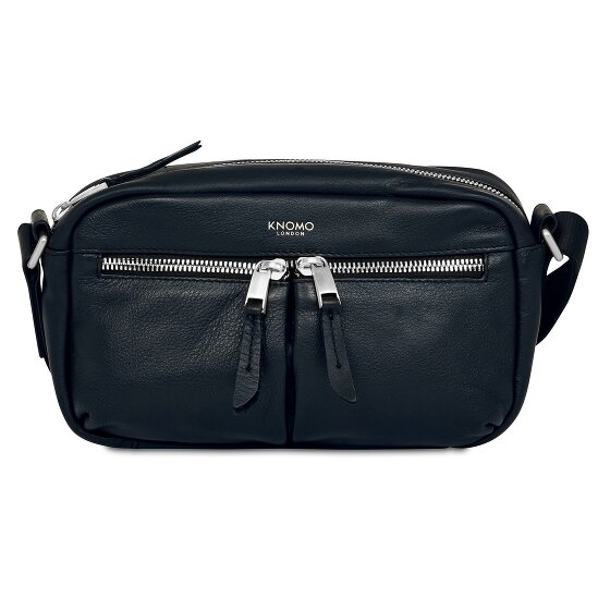 Knomo Luxe Sac à bandoulière Protection RFID Cuir véritable 23 cm