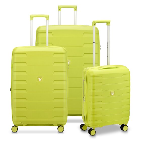 Roncato Skyline 2.0 4 roues Set de valises 3 pièces avec soufflet d'extension