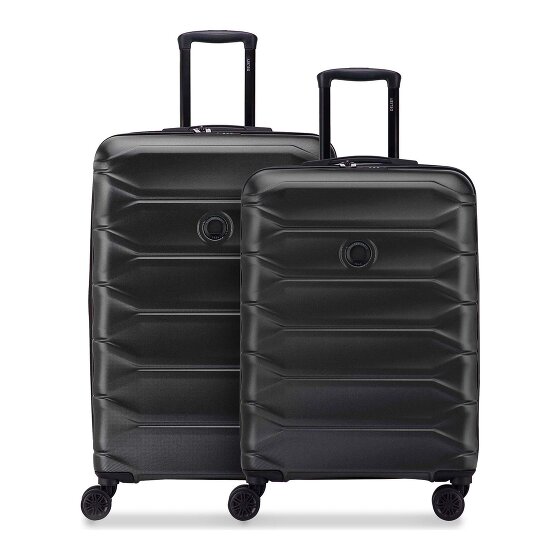 Delsey Paris Set de valises Meteor à 4 roues, tailles M et L, avec soufflet d'extension