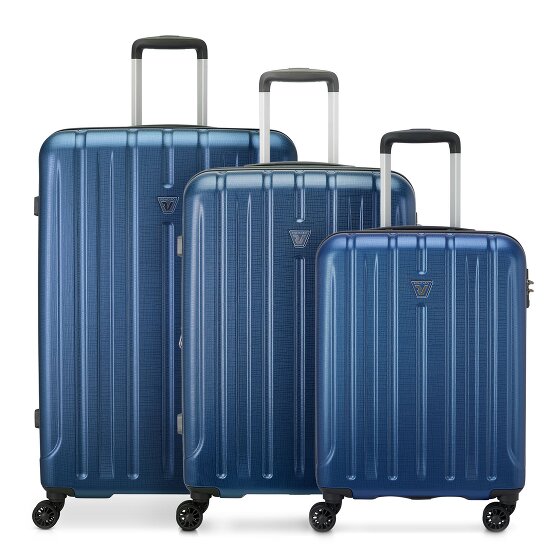 Roncato Kinetic 2.0 4 roulettes Set de valises 3 pièces avec soufflet d'extension