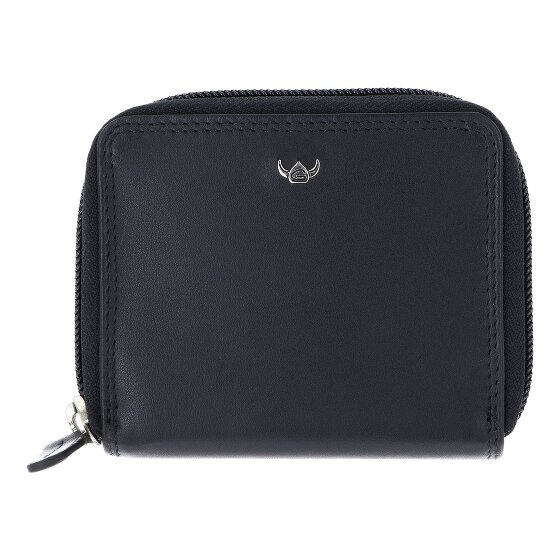 Golden Head Polo Porte-monnaie Protection RFID Cuir véritable 10 cm