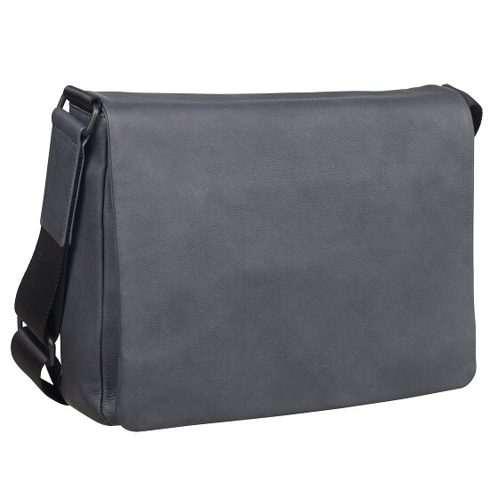 Leonhard Heyden Den Haag Messenger en cuir 31 cm