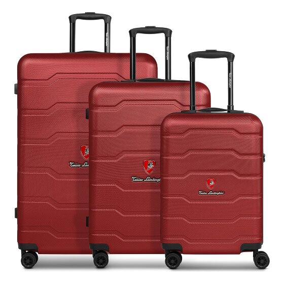 Tonino Lamborghini Bologna 4 roulettes Set de valises 3 pièces