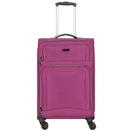 d&n Travel Line 9204 4 roues Valise cabine M 66 cm avec soufflet d'extension