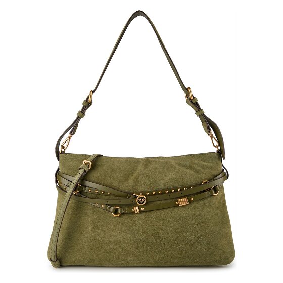 PINKO Belt Bag Big Sac à bandoulière Cuir véritable 40 cm