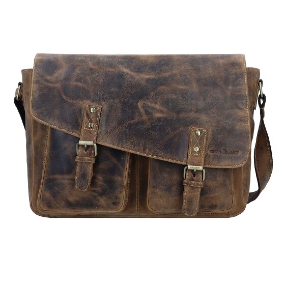 Greenburry Vintage Messenger Cuir 40 cm Compartiment pour ordinateur portable