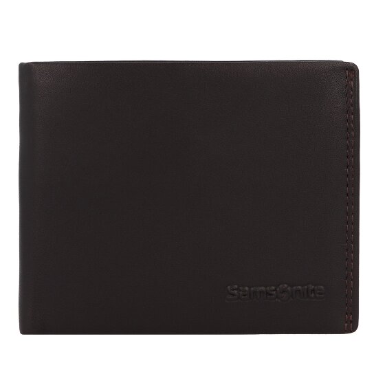Samsonite Attack 2 Porte-monnaie Protection RFID Cuir véritable 10.5 cm