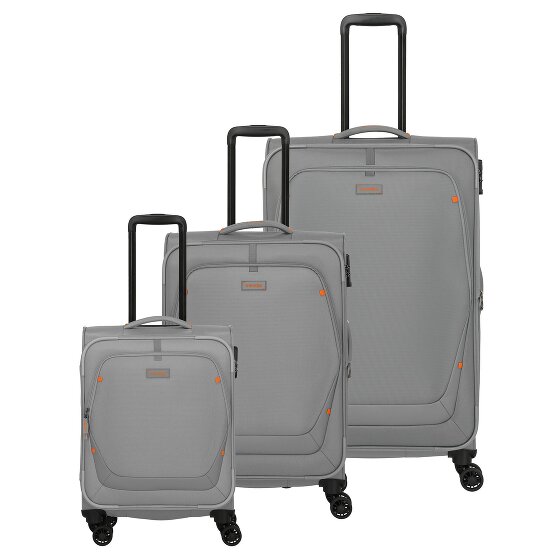 Travelite Umbria 4 roulettes Set de valises 3 pièces avec soufflet d'extension