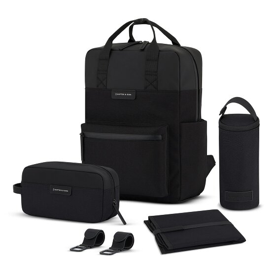 Kapten & Son Bergen Set sac à dos à langer 4 pièces compartiment ordinateur portable