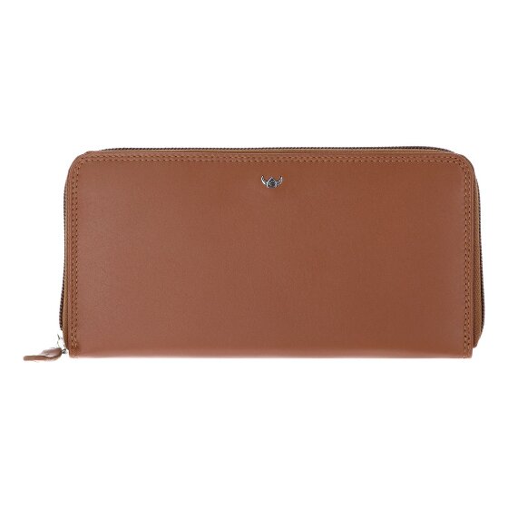 Golden Head Polo Porte-monnaie Protection RFID Cuir véritable 20 cm