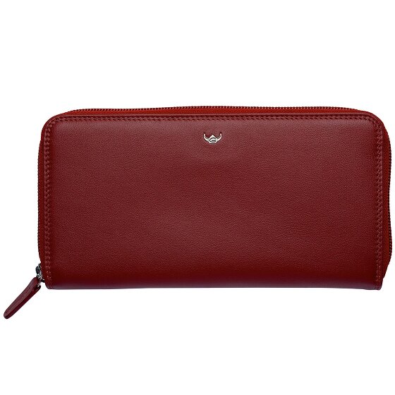Golden Head Polo Porte-monnaie Protection RFID Cuir véritable 20 cm
