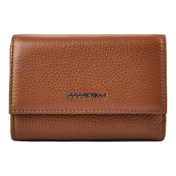 Coccinelle Metallic Soft Porte-monnaie en cuir 14 cm