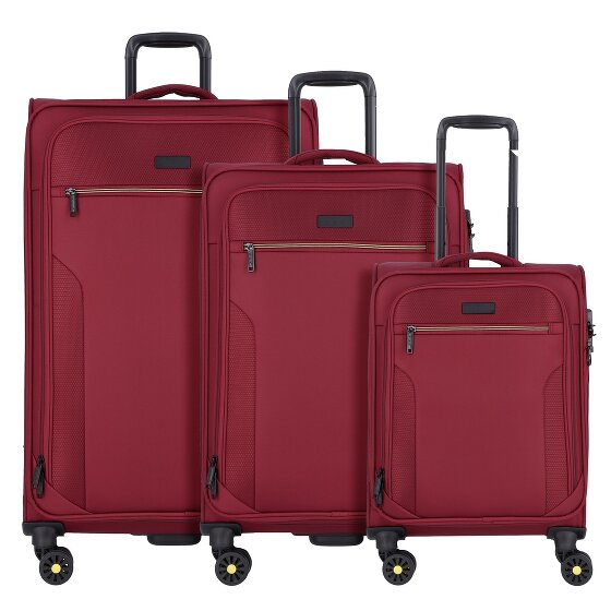 d&n Travel Line 9704 4 roues Set de valises 3 pièces avec soufflet d'extension