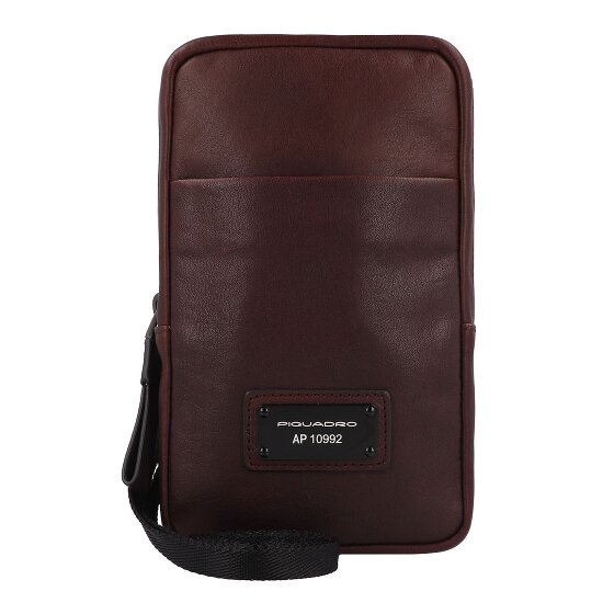 Piquadro Harper Étui en cuir pour téléphone portable 12 cm