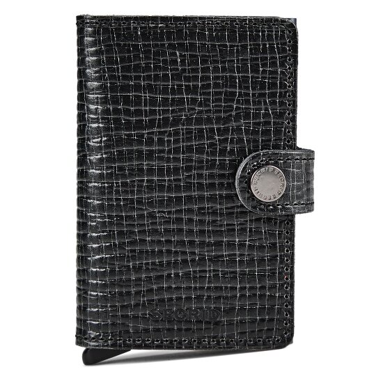 Secrid Miniwallet Porte-monnaie Protection RFID Cuir véritable 6 cm