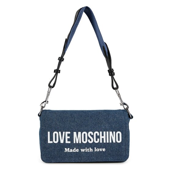 Love Moschino Denim Signature Love Sac à bandoulière 24 cm