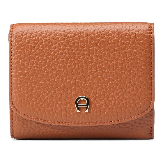 AIGNER Carre Soft Porte-monnaie Cuir véritable 11 cm