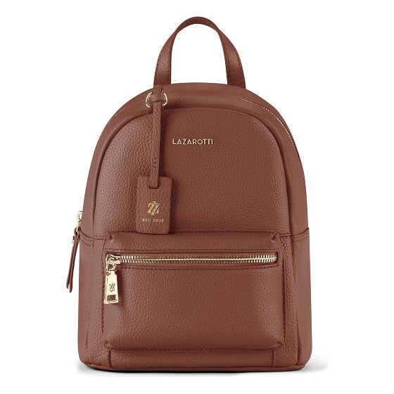 Lazarotti Bologna Leather Sac à dos de ville Cuir véritable 27 cm