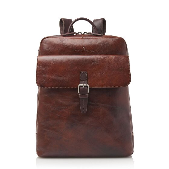 Castelijn & Beerens Rien Sac à dos professionnel Protection RFID Cuir véritable 40 cm Compartiment ordinateur