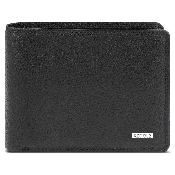 Redolz Porte-monnaie Leather Essentials QF en cuir RFID, 11,5 cm
