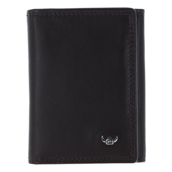 Golden Head Polo Porte-monnaie Protection RFID Cuir véritable 10 cm